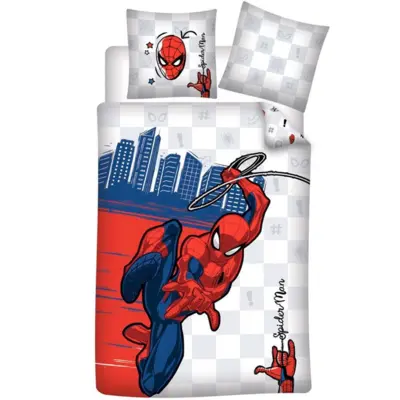Marvel-Spiderman-sengetøj-140-x-200-City
