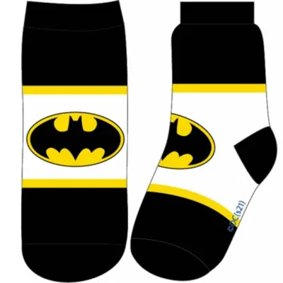Batman-strømper-sort-med-logo-1-par