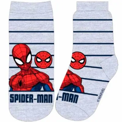 Marvel-Spiderman-strømper-grå-Spidey-1-par