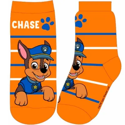 Paw-Patrol-Chase-strømper-orange-1-par