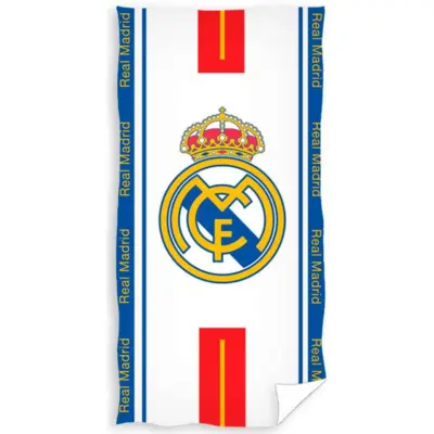 Real-Madrid-Badehåndklæde-70-x-140-Hvid