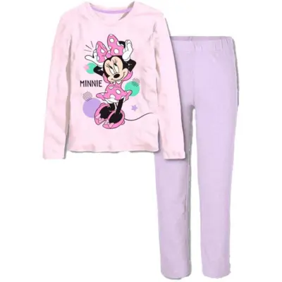 Minnie-Mouse-pyjamas-lyserød-lilla