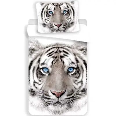 White-Tiger-sengetøj-140-x-200-bomuld