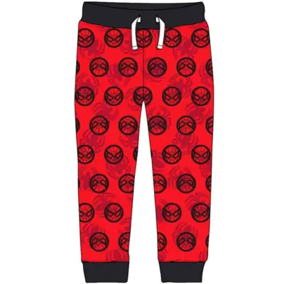 Spiderman-sweatpants-røde-med-snørre