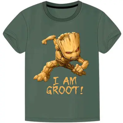 Marvel-Guardians-of-the-Galxy-t-shirt-grøn-med-Groot