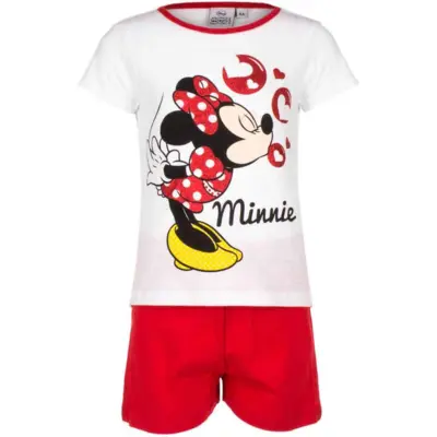 Minnie-Mouse-Pyjamas-Kort-Kisses-str.-3-8-år