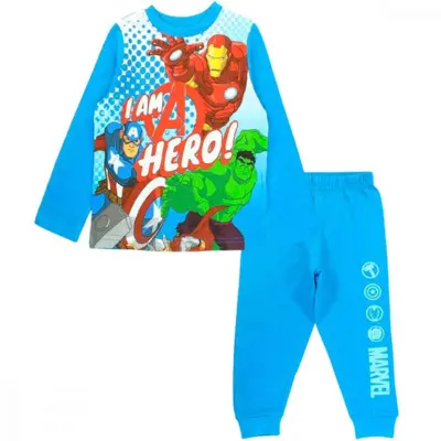 Marvel-Avengers-Pyjamas-Blå-I-am-a-Hero
