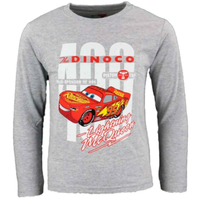 Disney-Cars-T-shirt-langærmet-grå-Dinoco