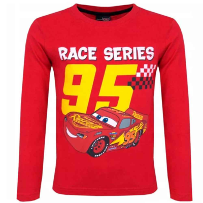 Disney-Cars-T-shirt-Rød-str.-3-8-år-Race-Series