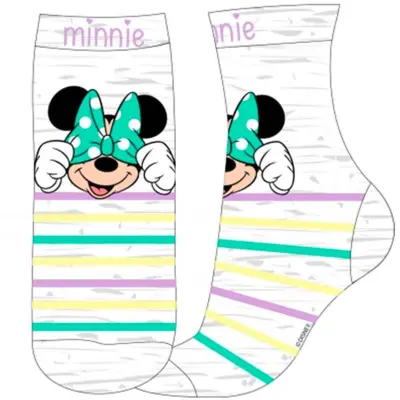 Minnie-Mouse-strømper-1-par-lysegrå