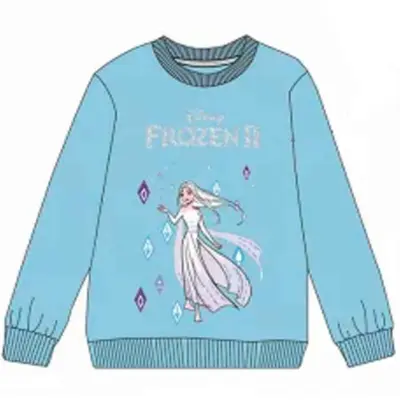Disney-Frost-Sweatshirt-Elsa-turkis-str.-4-10-år