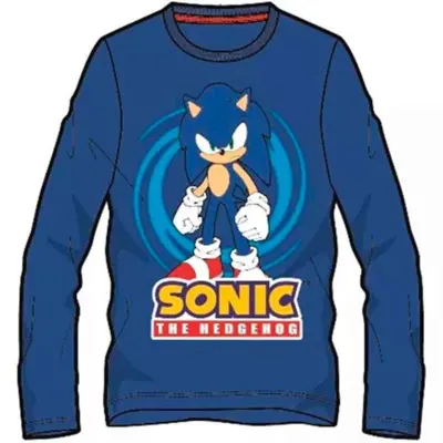 Sonic-The-Hedgehog-t.shirt-Blå-str.-7-12-år