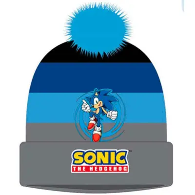 Sonic-The-Hedgehog-hue-grå-blå-med-kvast