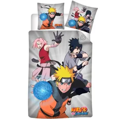 Naruto-Shippuden-sengetøj-140-x-200-Battle