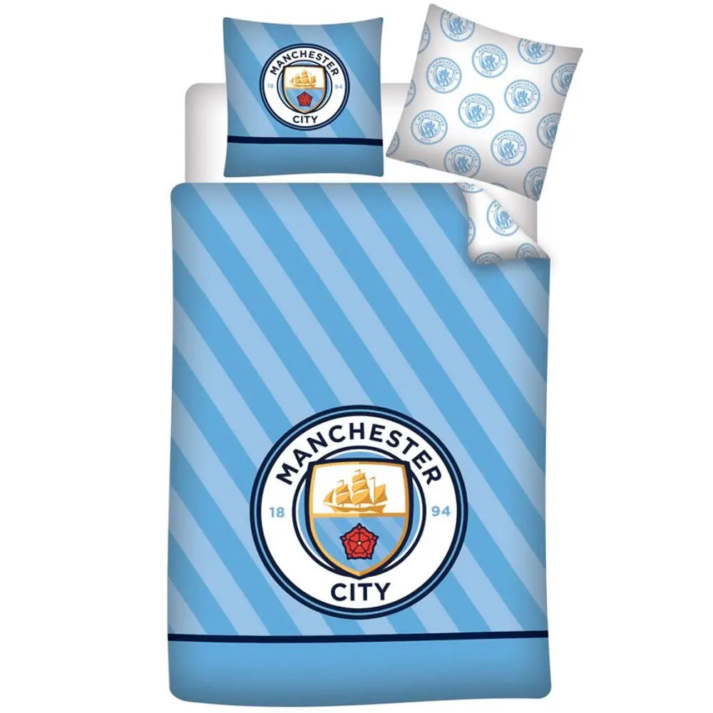 Forskelle Skære af skjold Manchester City Sengetøj 140 x 200