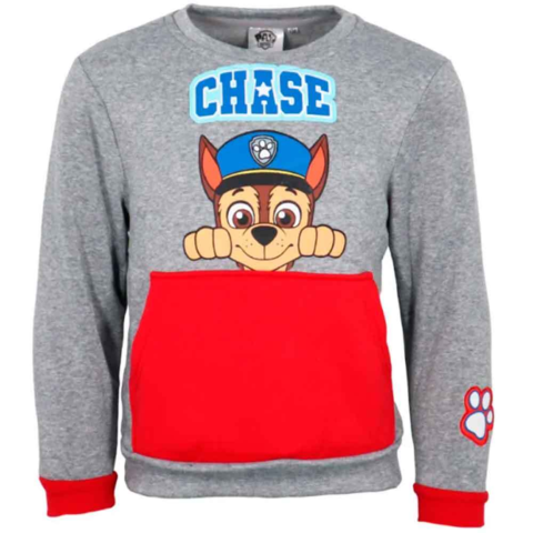 Paw-Patrol-Sweatshirt-Chase-grå