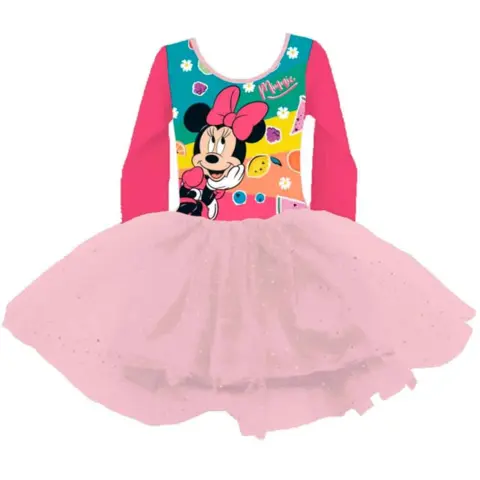 Minnie-Mouse-tyl-kjole-pink-lyserød-2-6-år