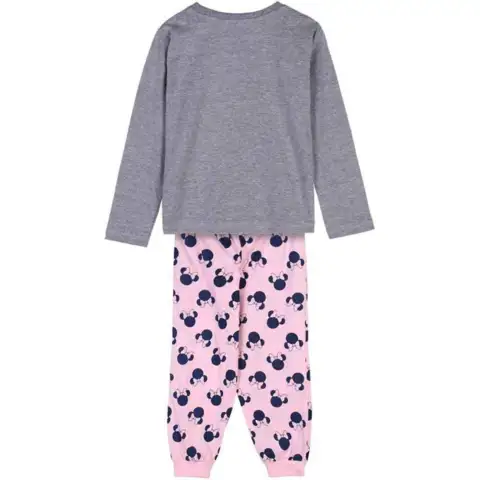 Minnie-mouse-pyjamas-grå-lyserød.