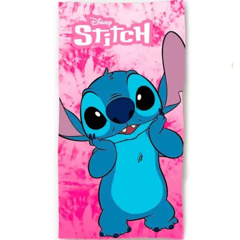 Lilo-og-Stitch-badehåndklæde-70-x-140-Pink