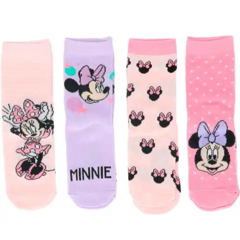 Minnie-Mouse-strømper-4-pak-Sparkle