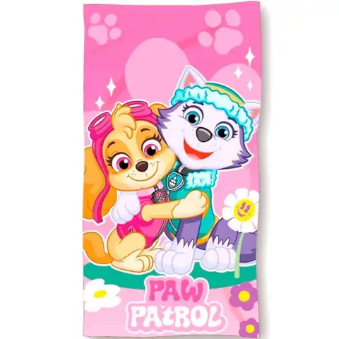 Paw-Patrol-badehåndklæde-70x140cm-Skye-Everest