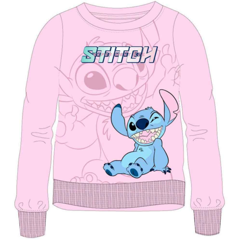 Lilo-og-Stitch-sweatshirt-lyserød-Stitch-4-12-år