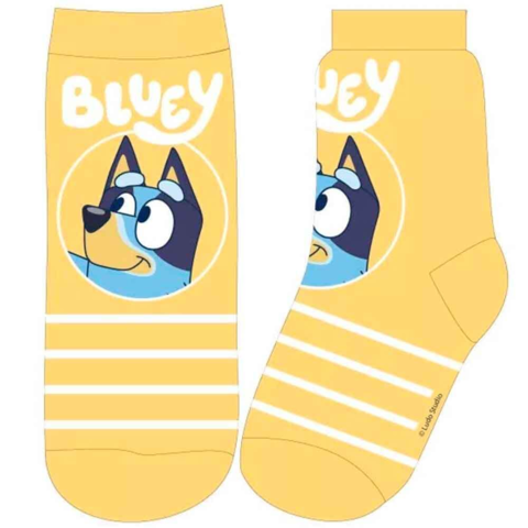 Bluey-strømper-gule-str.-23-34