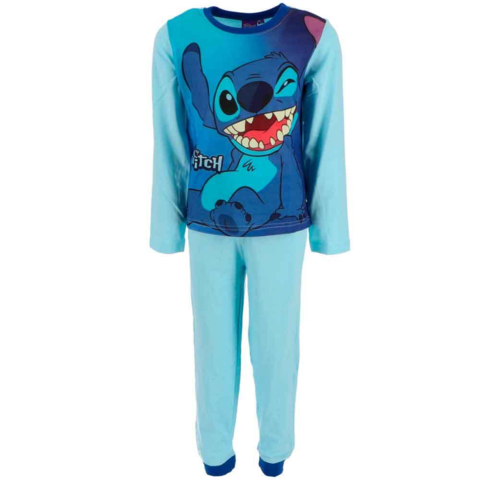 Lilo-og-Stitch-pyjamas-lyseblå-3-8-år