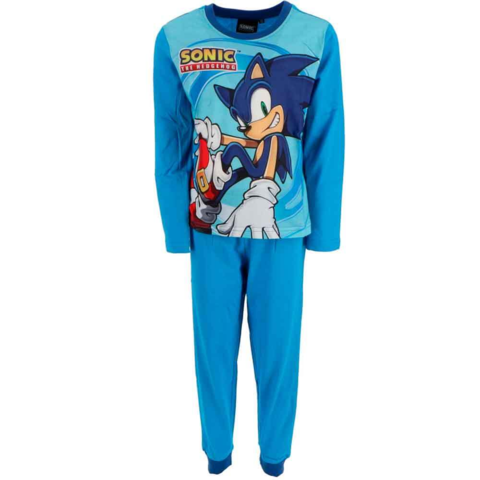 Sonic-The-Hedgehog-pyjamas-blå-3-8-år.