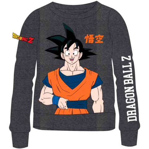 Dragon-Ball-Z-sweatshirt-mørkegrå-5-10-år.