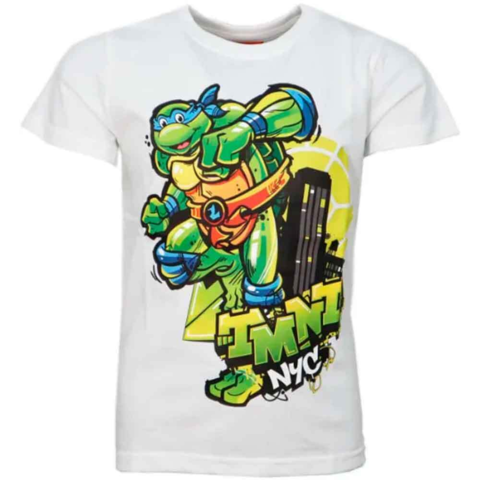 Ninja-Turtles-t-shirt-kortærmet-hvid-4-9-år-TMNT.