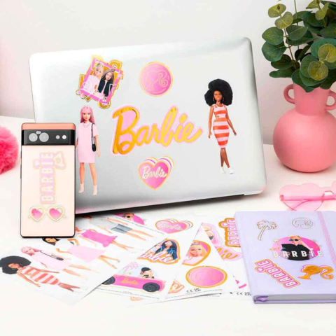 Barbie-vinyl-klistermærker