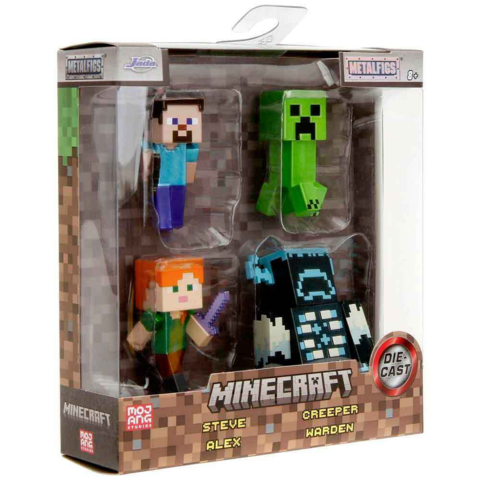 Minecraft-Figur-Sæt-4-pak-Nanofigurer.