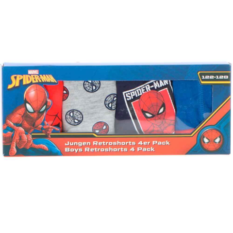 Spiderman-boxershorts-i-æske-4-stk