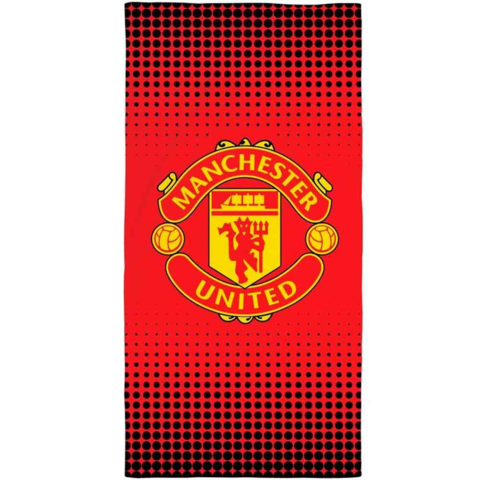 Manchester United Badehåndklæde 75x150cm Bomuld