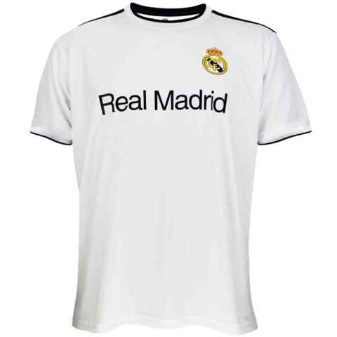 Real-Madrid-Fodboldtrøje-Fankollektion-str.-8-12-år