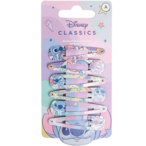 Lilo-og-Stitch-Hårspænder-Pastelfarvet-6-stk.