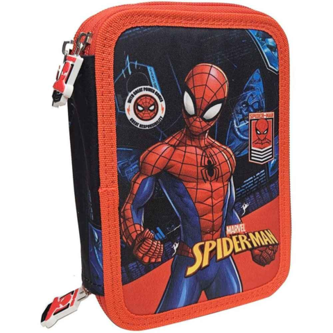 Spiderman-penalhus-tredobbelt-38-dele-Brave