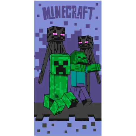 Minecraft-badehåndklæde-70x140cm-Mobs