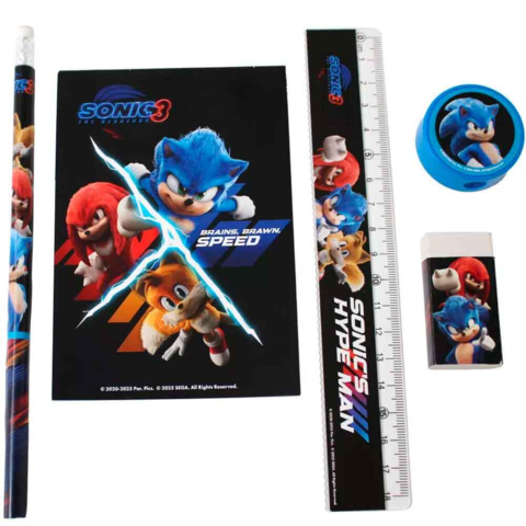 Sonic-the-hedgehog-skrivesæt-5-dele-Speed