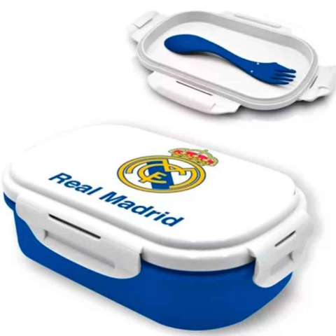 Real-Madrid-Madkasse-med-Gaffel-21x14x6cm