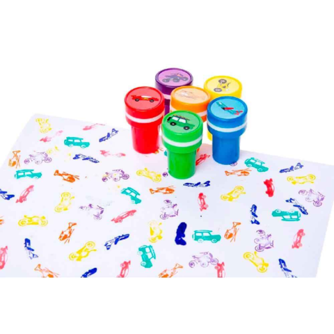 Biler-stempler-6-stk