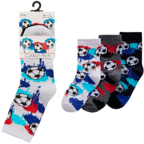 Fodbold-Sokker-3-pak-Bolde