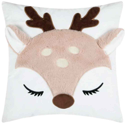 Pyntepude-dådyrmotiv-40x40