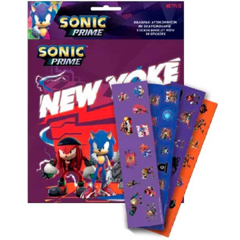 Sonic-The-Hedgehog-Sticker-Album-50-mærker-New-Yoke.