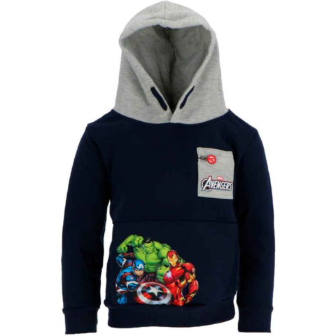 Marvel-Avengers-hættetrøje-navy-str.-2-8-år.