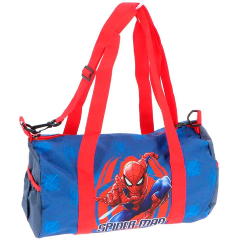 Spiderman-Sportstaske-blå-38x-22-x-18cm.