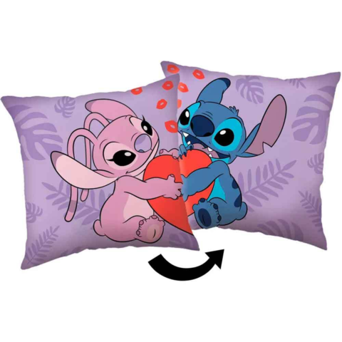 Lilo-og-Stitch-Pude-40x40cm-Angel-and-Stitch-Loves