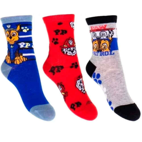 Paw-Patrol-strømper-med-marshall-og-chase
