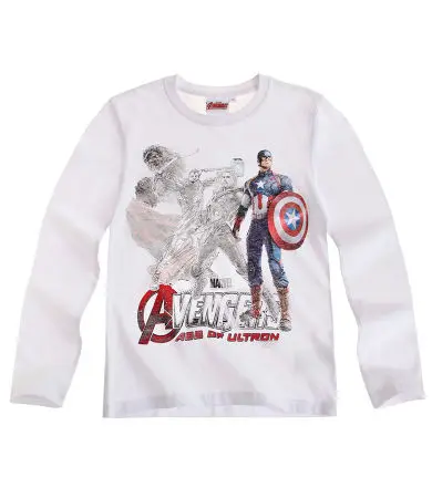 Avengers - Langærmet T-shirt hvid